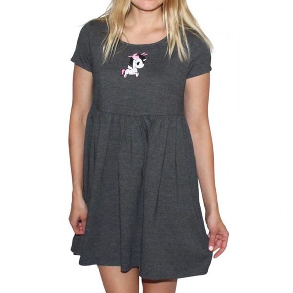 NWT Dolls Kill Tokidoki Sakura Unicorno Babydoll Dress - S - Picture 1 of 8